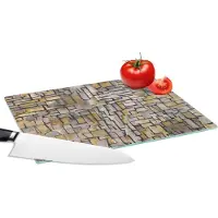 KitchenYeah Glazen Snijplank - 28x20 - Mondriaan - Kunst - Oude meesters - Tableau I - Snijplanken Glas