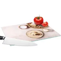 KitchenYeah Glazen Snijplank - 28x20 - Gebak - Kruiden - Fruit - Apfelstrudel - Snijplanken Glas