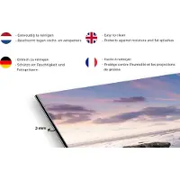 KitchenYeah Spatscherm keuken 120x80 cm - Kookplaat achterwand Palen in de Waddenzee bij Moddergat - Muurbeschermer - Spatwand fornuis - Hoogwaardig aluminium