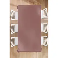 KitchenYeah Tafelkleed - Tafellaken - 130x260 cm - Terracotta - Patronen - Roze - Binnen en Buiten