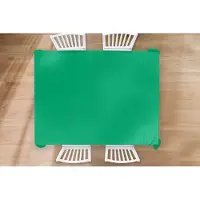 KitchenYeah Tafelkleed - Tafellaken - 240x180 cm - Groen - Bos - Kleuren - Binnen en Buiten