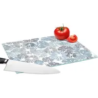 KitchenYeah Glazen Snijplank - 28x20 - Bloemen - Abstract - Patroon - Snijplanken Glas
