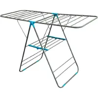 Vonia Wasrek - Droogrek - Wasrek Inklapbaar - Droogrek Inklapbaar - Droogrekken - Grijs