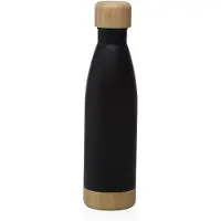 Versa Waterfles Zwart Staal 500 ml 7 x 27 x 7 cm