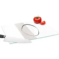 KitchenYeah Glazen Snijplank - 39x28 - Abstract - Pastel - Design - Snijplanken Glas - Snijplank glas transparant