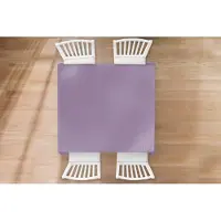 KitchenYeah Tafelkleed - Tafellaken - 120x120 cm - Interieur - Paars - Kleuren - Paarse - Kleur - Effen - Binnen en Buiten
