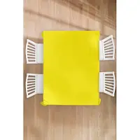 KitchenYeah Tafelkleed - Tafellaken - 130x170 cm - Geel - Citroen - Neon - Kleuren - Binnen en Buiten