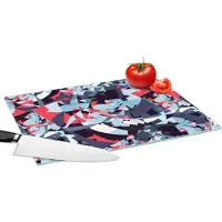 KitchenYeah Glazen Snijplank - 39x28 - Patroon - Abstract - Versiering - Snijplanken Glas