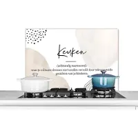 KitchenYeah Spatscherm keuken 90x60 cm - Kookplaat achterwand Keuken - Quotes - Spreuken - Keuken definitie - Woordenboek - Opa - Muurbeschermer - Spatwand fornuis - Hoogwaardig aluminium