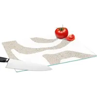 KitchenYeah Glazen Snijplank - 39x28 - Abstract - Glitter - Design - Snijplanken Glas