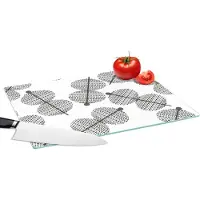 KitchenYeah Glazen Snijplank - 39x28 - Lampion - Patronen - Lampen - Snijplanken Glas