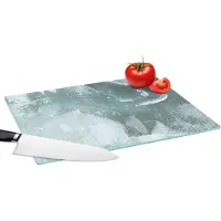 KitchenYeah Glazen Snijplank - 39x28 - Acrylverf - Abstract - Design - Snijplanken Glas