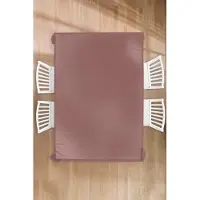 KitchenYeah Tafelkleed - Tafellaken - 150x220 cm - Terracotta - Patronen - Roze - Binnen en Buiten