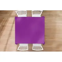 KitchenYeah Tafelkleed - Tafellaken - 150x150 cm - Paars - Kleuren - Effen - Binnen en Buiten