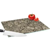 KitchenYeah Glazen Snijplank - 39x28 - Abstract - Lijn - Patronen - Snijplanken Glas