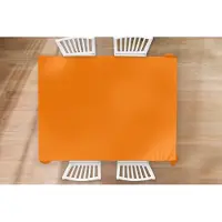 KitchenYeah Tafelkleed - Tafellaken - 240x180 cm - Oranje - Seizoenen - Herfst - Kleur - Binnen en Buiten