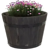Praxis Bloempot Acacia - Hout - Hout - Diam.29xh18cm