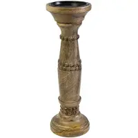 Mars & More Candle Holder mango hout bubbel 30cm