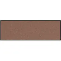 vidaXL Deurmat Bruin en zwart 60 x 180 cm 100% Polyamide