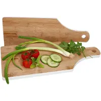 MamboCat Set van 2 Bonja bamboe snijplanken 40x16x1,5cm - 24500876