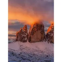 A.S. Création Fotobehang Mountain Peaks In Italy DD119068 Designwalls Bruin Vlies 192 X 260 cm (4 delen) Fotobehang online webshop