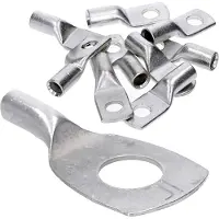 Kalitec 10 stuks HR05-5 standaard buiskabelschoenen 0,5-0,75 mm² M5 I zonder kijkgat I Made in Germany