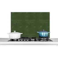 KitchenYeah Spatscherm keuken - Leer - Dieren - Dierenvel - Groen - Keuken - 80x55 cm - Achterwand - Muurbeschermer