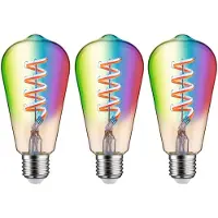 Paulmann 29164 Home LED-lamp E27 Energielabel: G (A - G) 6.3 W RGBW Goud
