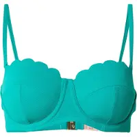 Hunkemoller Bikinitop 'Scallop' jade groen
