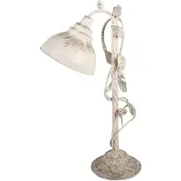Clayre & Eef Tafellamp 35x19x62 cm Beige Metaal