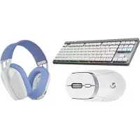 Logitech - Lightspeed Essentiel Starter Pack - G435 Headset - G515 Keyboard - G309 Mouse - White - Bundle