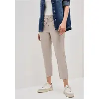 Cecil Dames 7/8 Papertouch broek - Beige - XXL