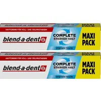 Blend-a-dent - Super kleefcrème - Extra Sterk - voor gebit en deelprothese - Voordeelset 2 stuks Maxipack a 70 gram!!