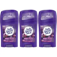Lady Speed Stick Black Orchid Original Deodorant Vrouw - Beleef Pure en Verfijnde Verfrissing en Bescherming van Zwarte Orchidee - 3 x 40g