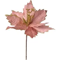 Clayre & Eef Kunstplant Kerstster Ø 24x27 cm Roze Kunststof