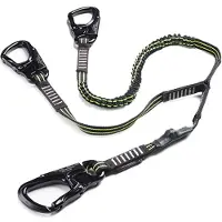 Crewsaver Elastic Safety Rope 2 M Zilver