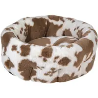 Animal Boulevard Cow Plush hoge mand wit/mokka M