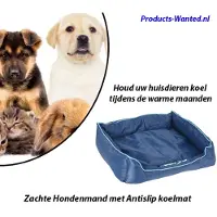 Nettimyynti.fi Zachte Hondenmand met Antislip Koelmat