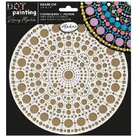 Aladine creatieve schilderen Duo Dot Painting Set Mandala 20 cm.