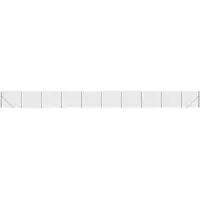 vidaXL Draadgaashek met flens 2,2x25 m antracietkleurig