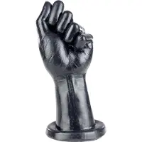 Gangbangster - Deep Hold - Dildo - 22 x 9,5 cm - PVC - Zwart