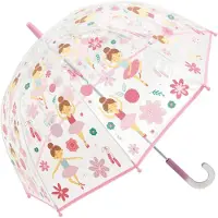 Little L - Paraplu - Meisjes - Ballerina's - Transparant - 68 cm