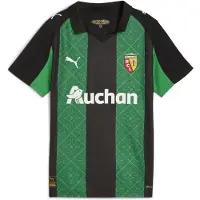 Puma RC Lens 25/26 uitshirt, Groen/Zwart, Maat 5-6Y