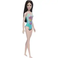Mattel Beach Barbie pop met donker haar 28 cm - Modepop - Strand