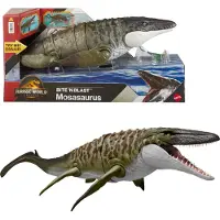 Mattel Bite 'N Blast Mosasaurus - Bijtende en beweegbare actiefiguur