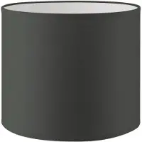 Home Sweet Home Lampenkap Bling - Antraciet - cilinder - 20/20/17cm - van stof - Moderne stoffen Lampenkap voor E27 lamphouder - RoHS getest - voor wandlamp, tafellamp en hanglamp