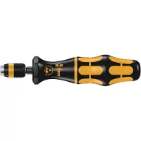 Wera 7450 ESD Kraftform Instelbare Momentschroevendraaier met standaardinstellingen met Rapidaptor Snelwisselhouder, 1/4 duim, 0,1 - 0,34 Nm - 1 stuk(s) - 05074820010
