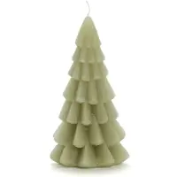 Rustik Lys Stompkaars Kerstboom Groen 13 Uur D 6,3 H 12 Cm