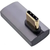 Roline USB-C haakse adapter | links/rechts (gedraaid) | USB4 40 Gbps | PD 240W | 8K 60Hz | metaal