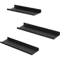 Songmics Metalen wandplanken set van 3